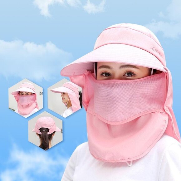 Outdoor bicycling climbing detachable sunshade sunhat ultraviolet-proof 1 Hat - Picture 1 of 16